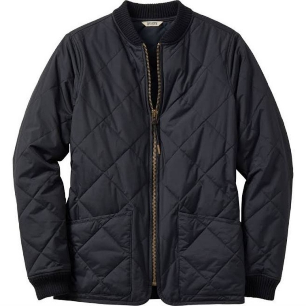 Duluth Trading Co. Golden Harvest Quilted Bomber Jacket S